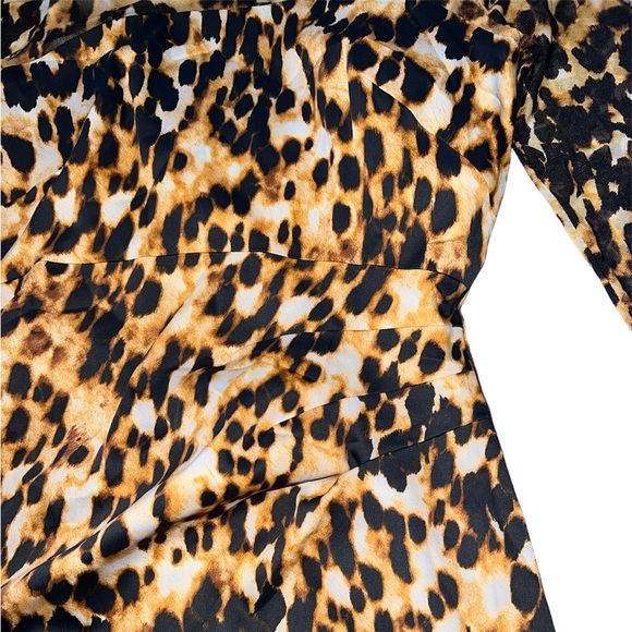 Karen Millen Leopard Print Dress | Size 2 - Picture 8 of 14